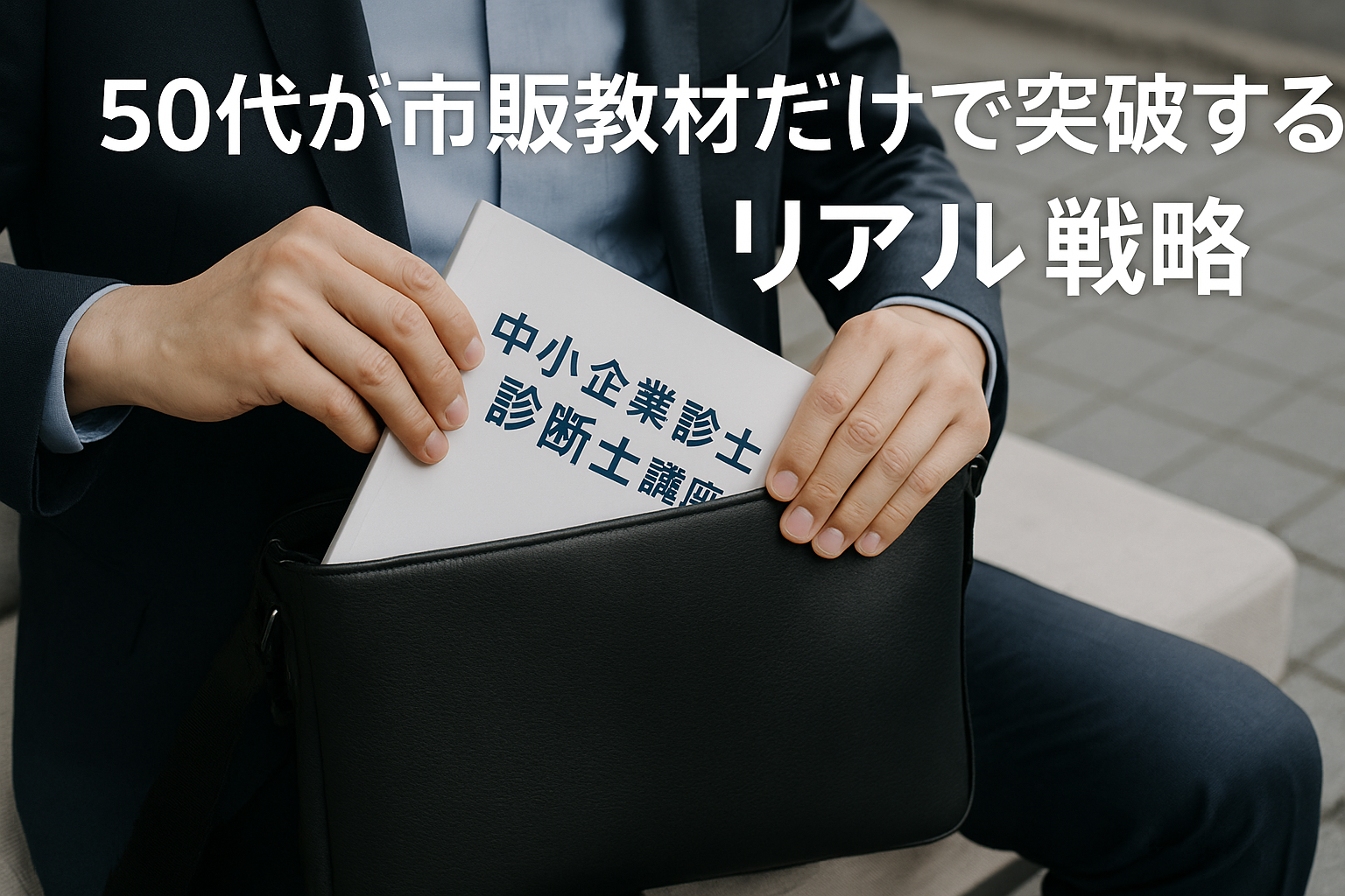 50代が市販教材だけで突破するリアル戦略