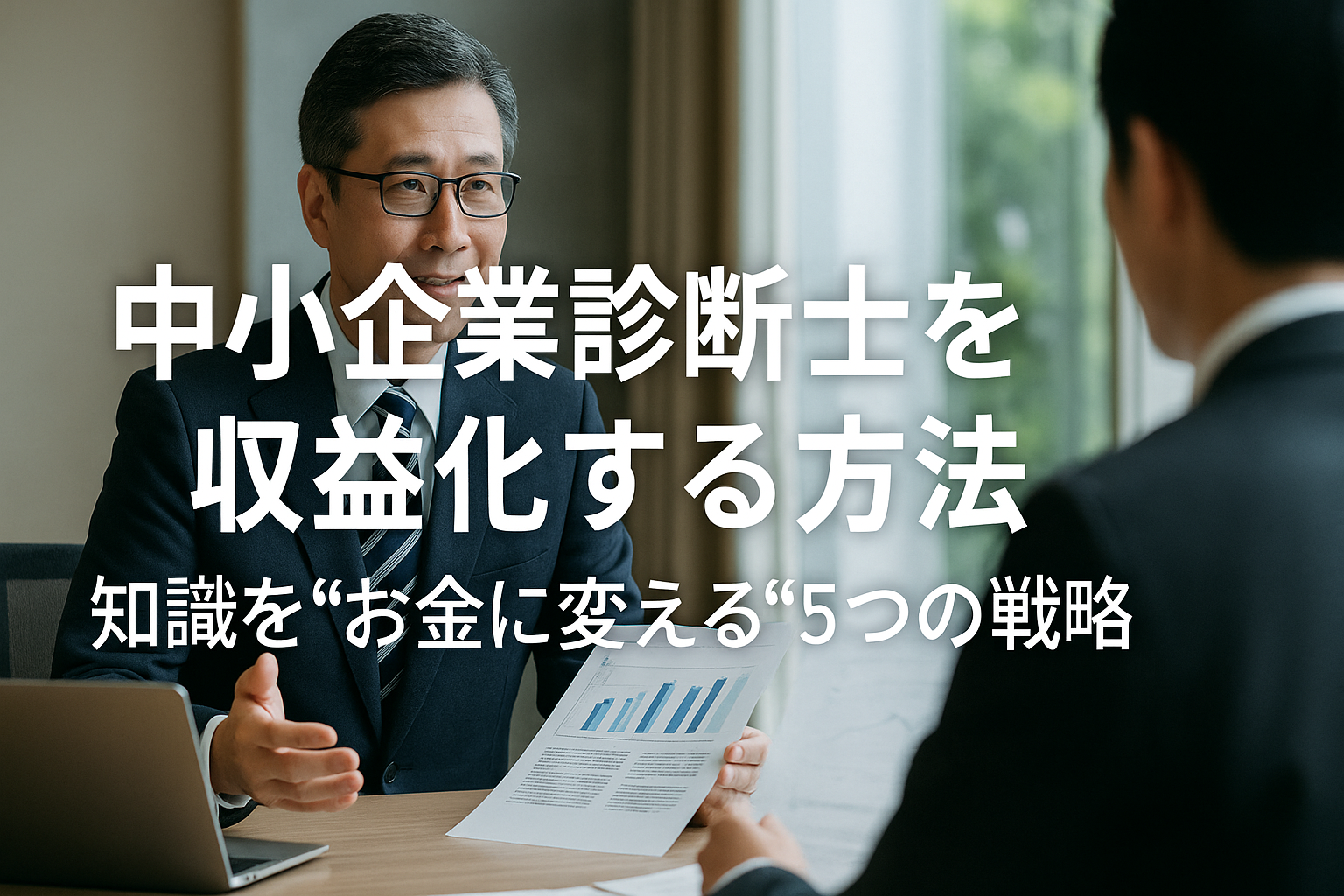 コンサル風景をイメージしたリアル構図