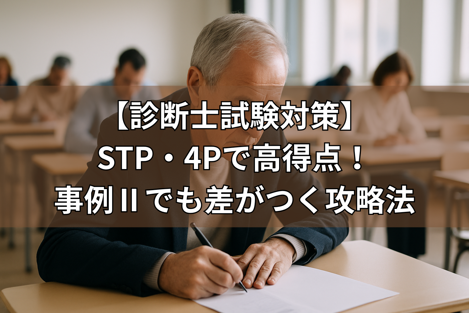 【診断士試験対策】 STP・4Pで高得点！ 事例Ⅱでも差がつく攻略法