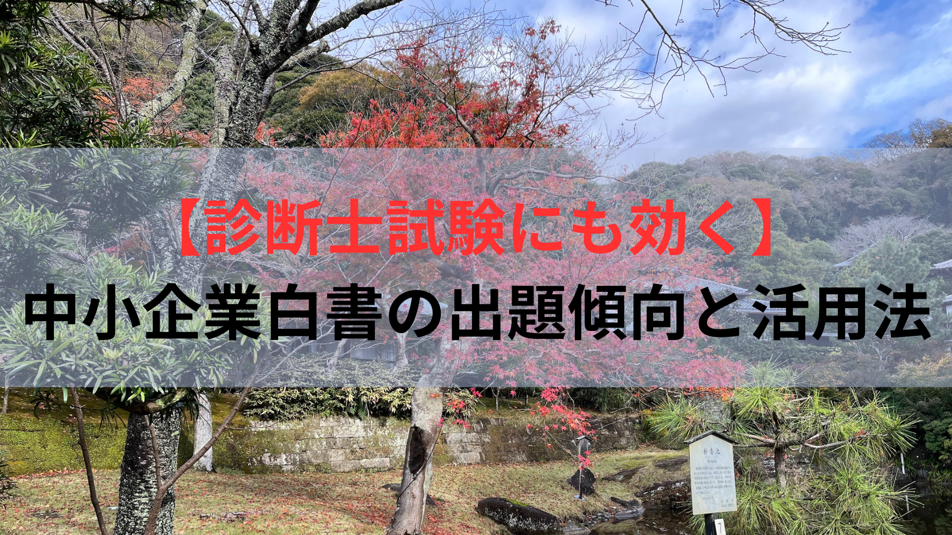 【診断士試験にも効く】中小企業白書の出題傾向と活用法